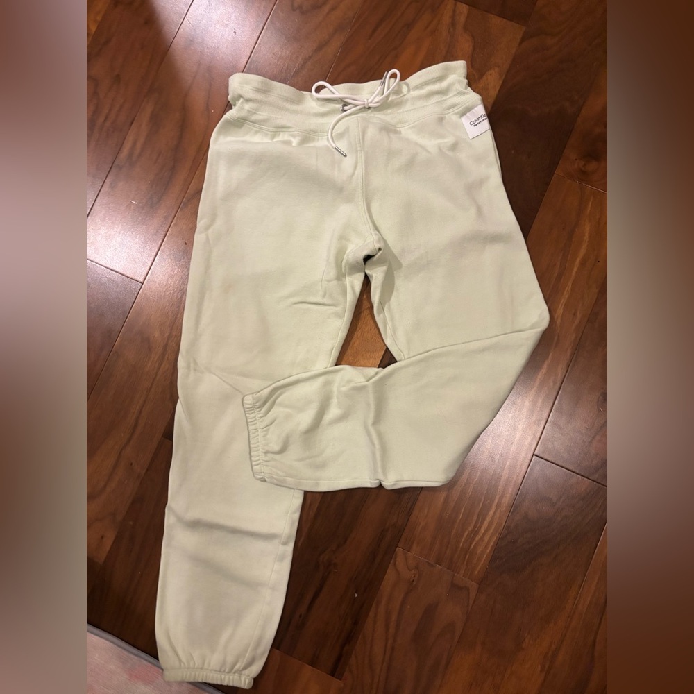 Light Lime Colored Sweat Pants